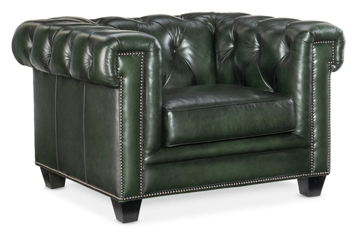 Charleston - Tufted Chair - Dark Green Capital Discount Furniture Home Furniture, Furniture Store
