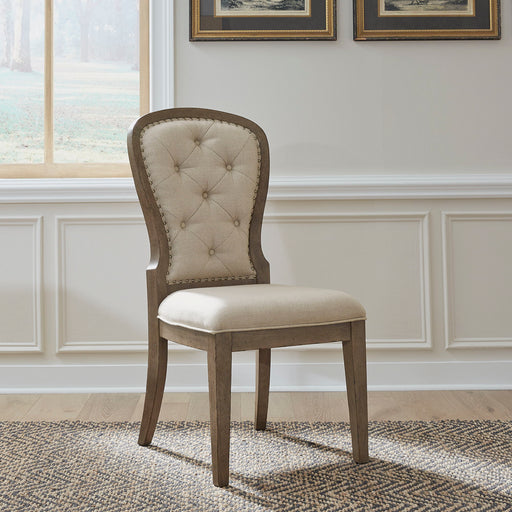 Americana Farmhouse - Upholstered Tufted Back Side Chair Capital Discount Furniture Home Furniture, Furniture Store