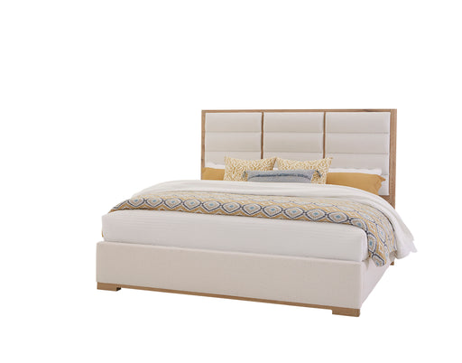 Crafted Oak - Upholstered Bed Capital Discount Furniture Home Furniture, Furniture Store