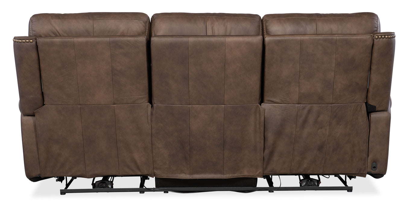 Duncan - Power Sofa With Power Headrest & Lumbar - Dark Brown Capital Discount Furniture Home Furniture, Furniture Store