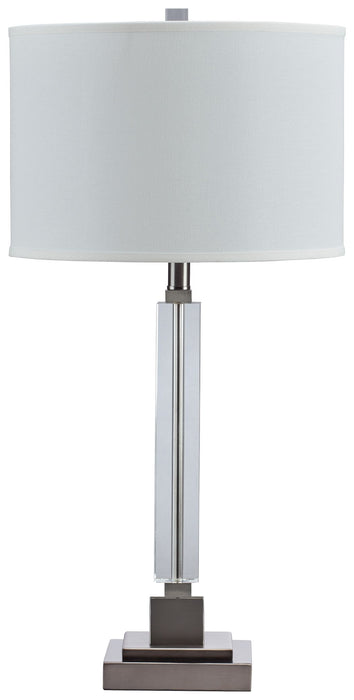 Deccalen - Clear / Silver Finish - Crystal Table Lamp Capital Discount Furniture Home Furniture, Furniture Store