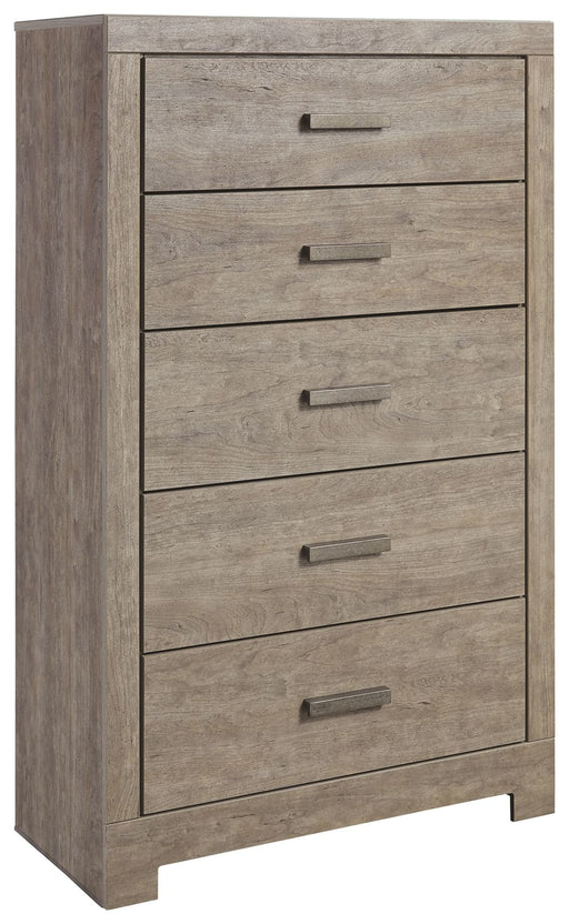 Culverbach - Gray - Five Drawer Chest Capital Discount Furniture Home Furniture, Home Decor, Furniture
