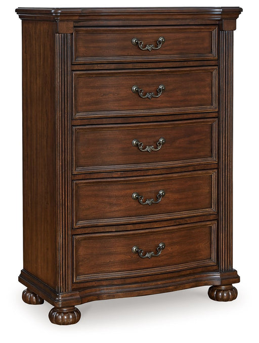 Lavinton - Brown - Five Drawer Chest Capital Discount Furniture Home Furniture, Home Decor, Furniture