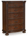 Lavinton - Brown - Five Drawer Chest Capital Discount Furniture Home Furniture, Furniture Store