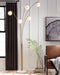 Taliya - Champagne / White - Metal Arc Lamp Capital Discount Furniture Home Furniture, Furniture Store
