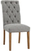 Harvina - Gray - Dining Uph Side Chair Capital Discount Furniture Home Furniture, Furniture Store
