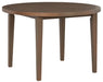 Germalia - Brown - Round Dining Table W/Umb Opt Capital Discount Furniture Home Furniture, Home Decor, Furniture