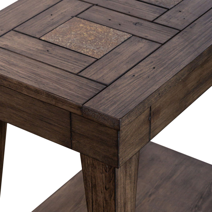 Arrowcreek - Chair Side Table - Dark Brown Capital Discount Furniture Home Furniture, Furniture Store