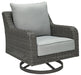 Elite Park - Gray - Swivel Lounge W/ Cushion Capital Discount Furniture Home Furniture, Furniture Store