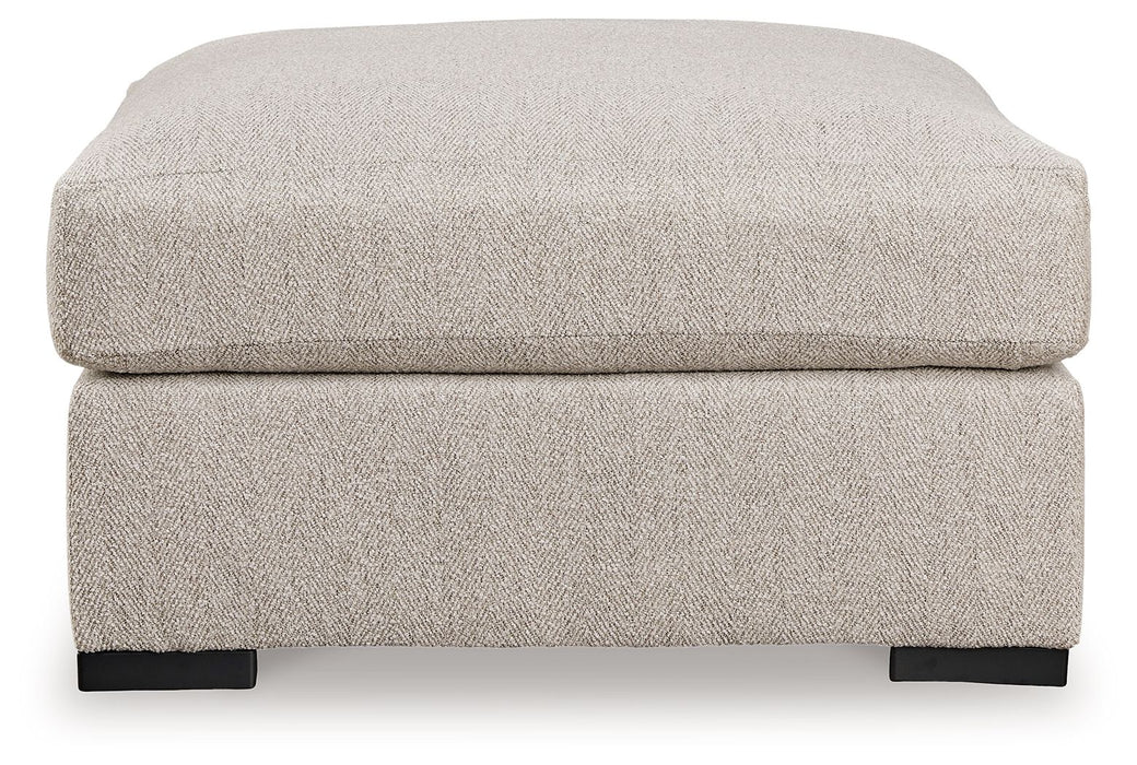 Ballyton - Sand - Oversized Accent Ottoman Capital Discount Furniture Home Furniture, Furniture Store