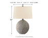 Harif - Beige - Paper Table Lamp Capital Discount Furniture Home Furniture, Furniture Store