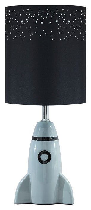 Cale - Gray / Black - Ceramic Table Lamp Capital Discount Furniture Home Furniture, Furniture Store