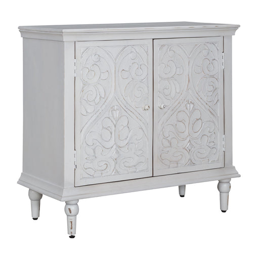 French Quarter - 2 Door Accent Cabinet - White Capital Discount Furniture Home Furniture, Home Decor, Furniture