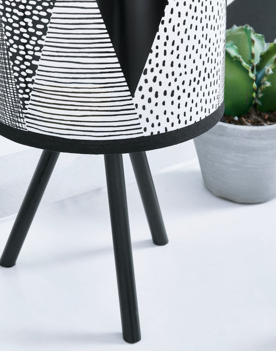 Manu - White / Black - Metal Table Lamp Capital Discount Furniture Home Furniture, Furniture Store