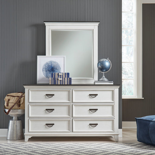 Allyson Park - Dresser & Mirror - White - Poplar & Rubberwood Solids Capital Discount Furniture Home Furniture, Home Decor, Furniture