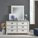 Allyson Park - Dresser & Mirror - White - Poplar & Rubberwood Solids Capital Discount Furniture Home Furniture, Furniture Store