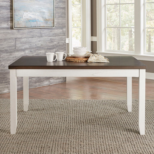 Brook Bay - 5 Piece Rectangular Table Set - White Capital Discount Furniture Home Furniture, Furniture Store