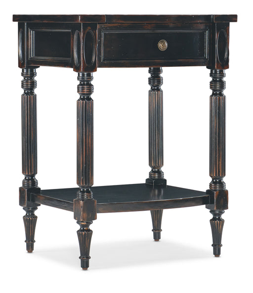 Charleston - One-Drawer Telephone Table - Black Capital Discount Furniture Home Furniture, Furniture Store