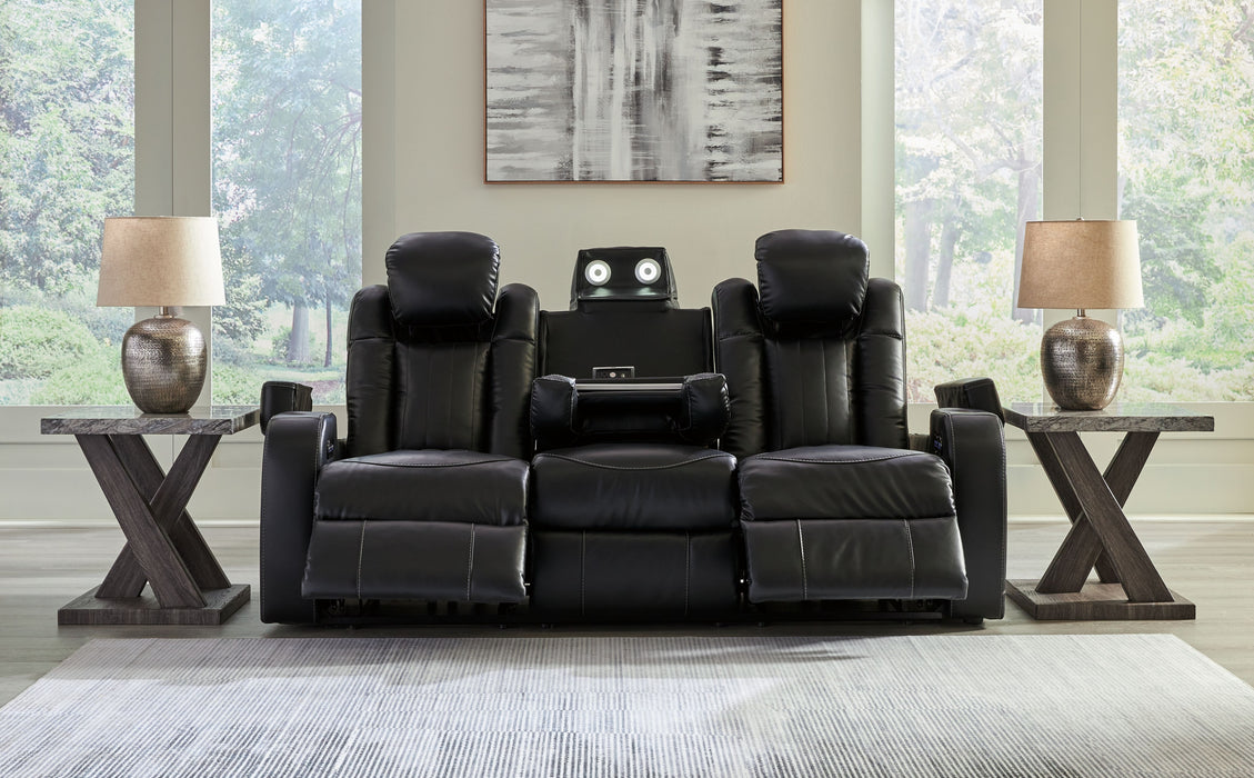 Caveman Den - Midnight - Power Reclining Sofa With Adj Headrest Capital Discount Furniture Home Furniture, Furniture Store