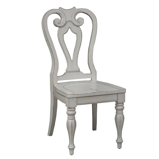 Magnolia Manor - Splat Back Side Chair - White Capital Discount Furniture Home Furniture, Furniture Store