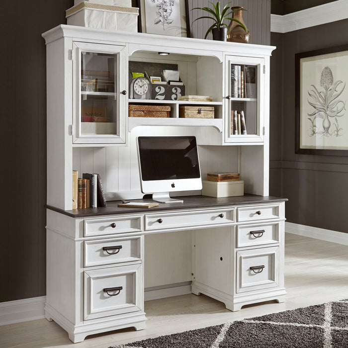 Allyson Park - Credenza & Hutch - White Capital Discount Furniture Home Furniture, Furniture Store