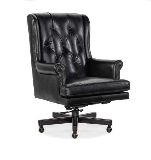 Charleston - Executive Swivel Tilt Chair - Black Capital Discount Furniture Home Furniture, Furniture Store