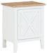 Gylesburg - White / Brown - Accent Cabinet Capital Discount Furniture Home Furniture, Furniture Store