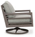 Hillside Barn - Gray / Brown - Swivel Lounge W/ Cushion Capital Discount Furniture Home Furniture, Furniture Store