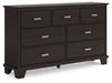 Covetown - Dark Brown - Dresser Capital Discount Furniture Home Furniture, Furniture Store