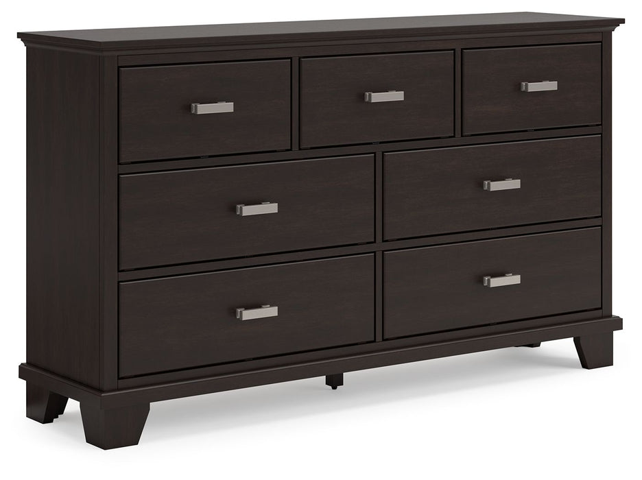 Covetown - Dark Brown - Dresser Capital Discount Furniture Home Furniture, Furniture Store