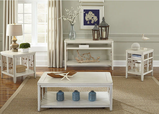 Dockside - 3 Piece Set (1 Cocktail 2 End Tables) - White Capital Discount Furniture Home Furniture, Furniture Store