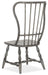Ciao Bella - Spindle Back Side Chair - Speckled Gray Capital Discount Furniture Home Furniture, Furniture Store