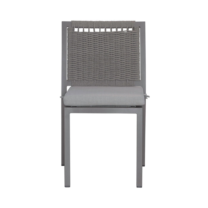 Plantation Key - Outdoor Panel Back Side Chair - Granite Capital Discount Furniture Home Furniture, Furniture Store