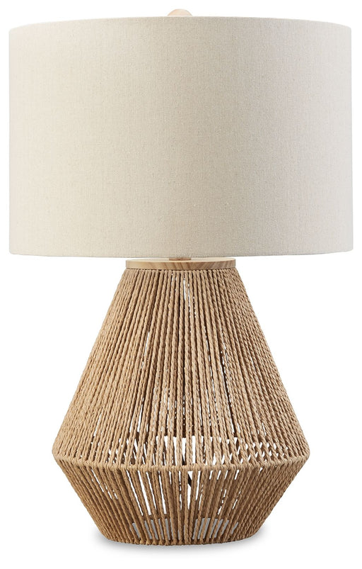 Clayman - Natural / Brown - Paper Table Lamp Capital Discount Furniture Home Furniture, Furniture Store