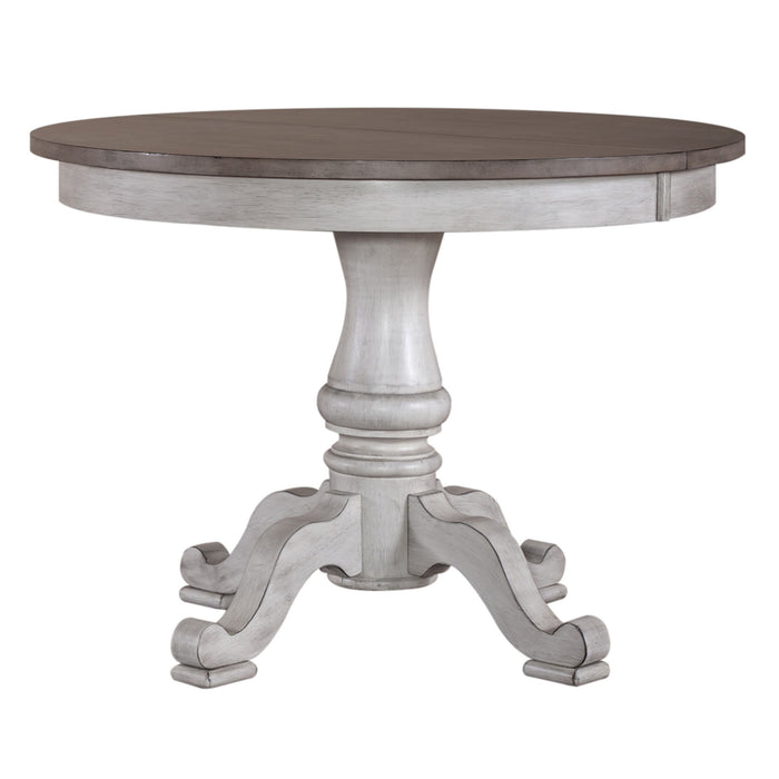Ocean Isle - Pedestal Table Set - Antique White Capital Discount Furniture Home Furniture, Furniture Store