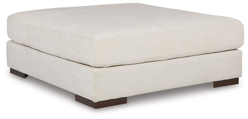 Lyndeboro - Natural - Oversized Accent Ottoman Capital Discount Furniture Home Furniture, Furniture Store