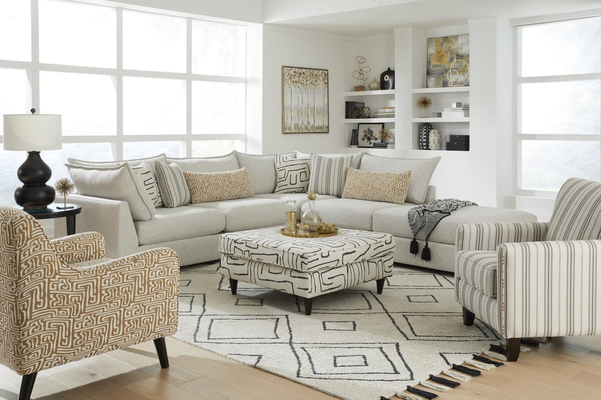7004 DURANGO PEWTER 5PC SECTIONAL | Capital Discount Furniture Store