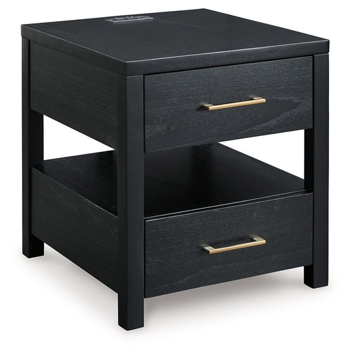 Winbardi - Black - Rectangular End Table Capital Discount Furniture Home Furniture, Furniture Store