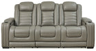 Backtrack - Gray - Pwr Rec Sofa With Adj Headrest Capital Discount Furniture Home Furniture, Furniture Store
