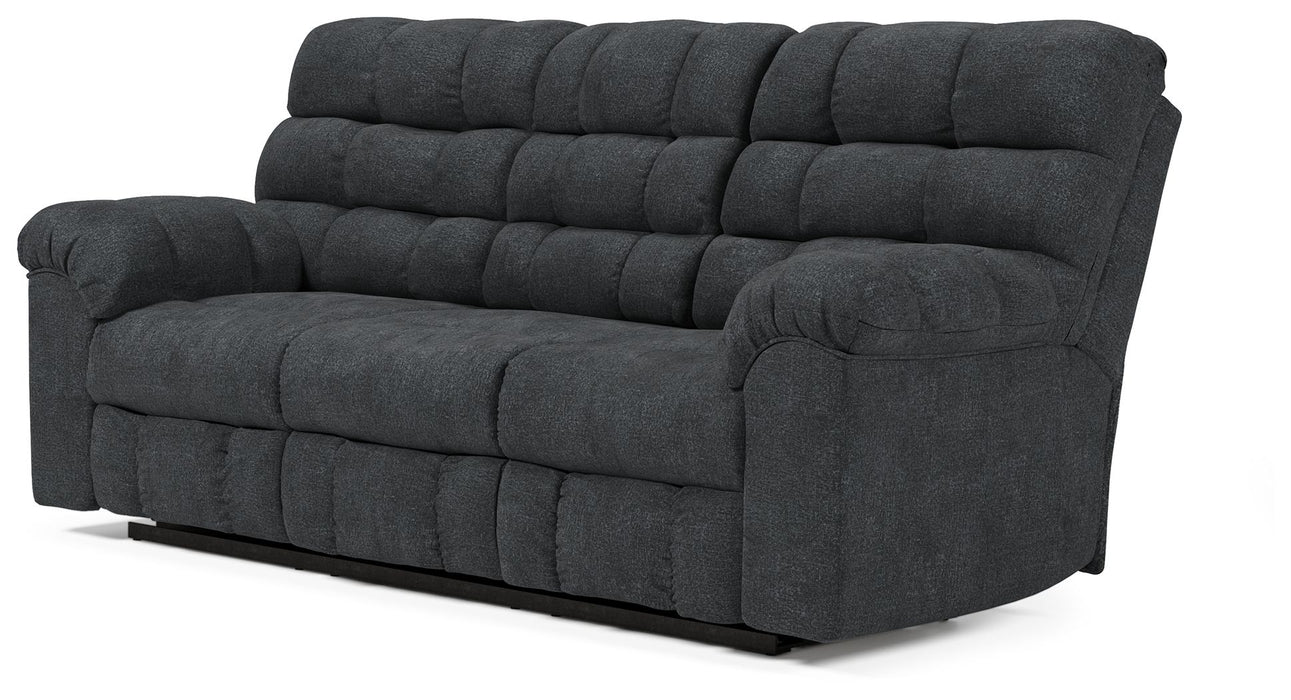 Wilhurst - Marine - Rec Sofa W/Drop Down Table Capital Discount Furniture Home Furniture, Furniture Store