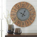 Payson - Antique Gray / Natural - Wall Clock Capital Discount Furniture Home Furniture, Furniture Store