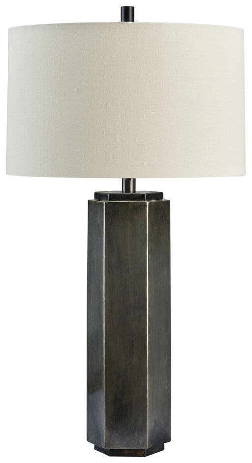 Dirkton - Antique Pewter Finish - Metal Table Lamp Capital Discount Furniture Home Furniture, Furniture Store