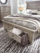 Harrastone - Gray - California King Panel Bed Capital Discount Furniture Home Furniture, Furniture Store