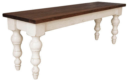 Rock Valley - Bench - White Capital Discount Furniture Home Furniture, Furniture Store