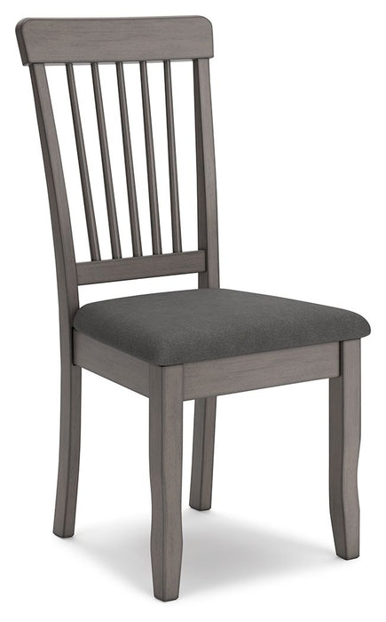 Shullden - Gray - Dining Room Side Chair Capital Discount Furniture Home Furniture, Furniture Store