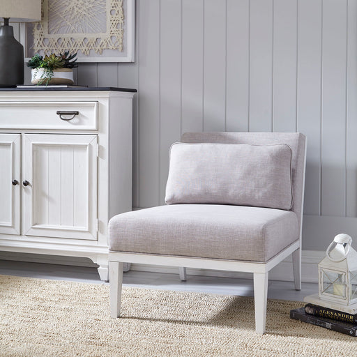 Allyson Park - Upholstered Accent Chair - Wirebrushed White Capital Discount Furniture Home Furniture, Furniture Store