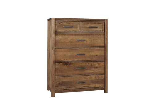 Crafted Oak - Chest 5 Drawers Capital Discount Furniture Home Furniture, Furniture Store