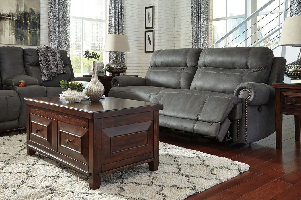 Austere - Gray - 2 Pc. - Reclining Sofa, Loveseat Capital Discount Furniture Home Furniture, Furniture Store