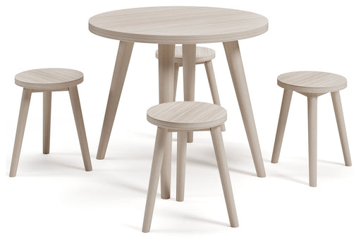 Blariden - Natural - Table Set (Set of 5) Capital Discount Furniture Home Furniture, Furniture Store