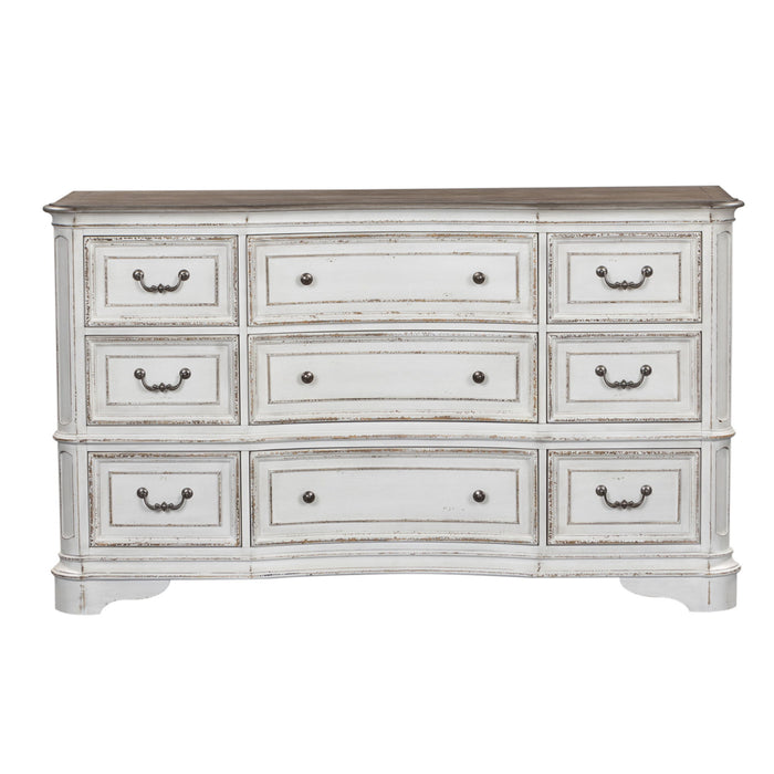 Magnolia Manor - 9 Drawer Dresser - White Capital Discount Furniture Home Furniture, Home Decor, Furniture